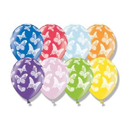 

Пастель Gemar Balloons ассорти Бабочки 12" 30 см шелкография 100шт (1434357908)