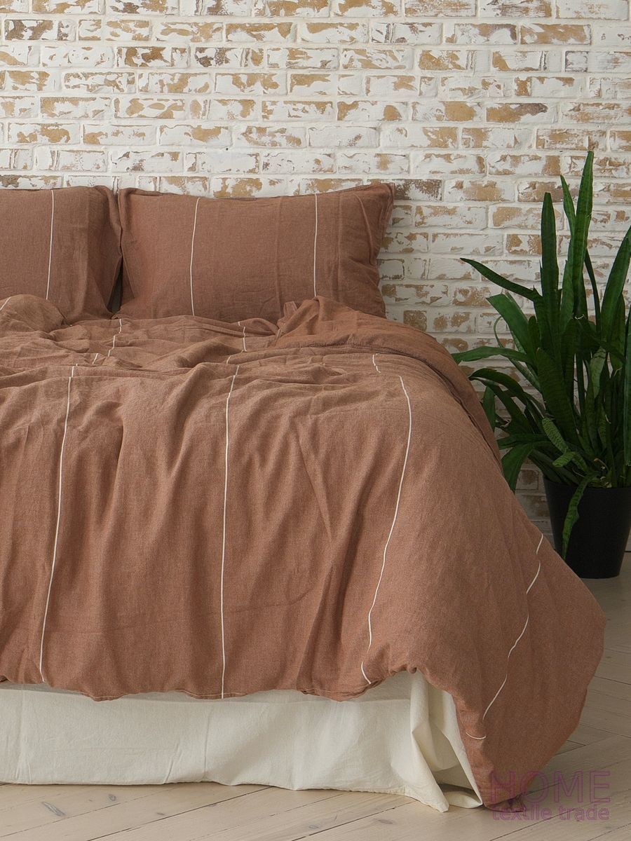 

Комплект постельного белья La Modno Massimo Brown 200x220
