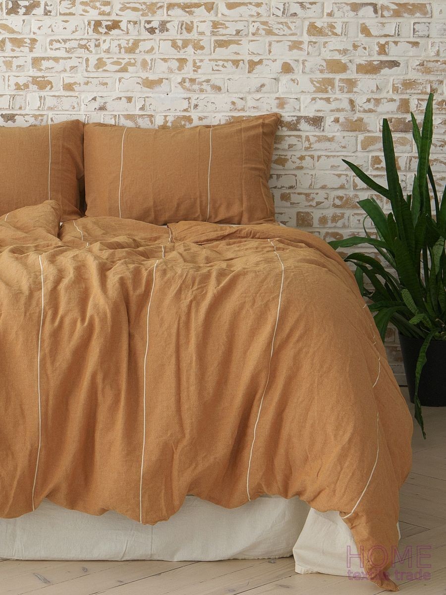 

Комплект постельного белья La Modno Massimo Pale Brown 160x220x2