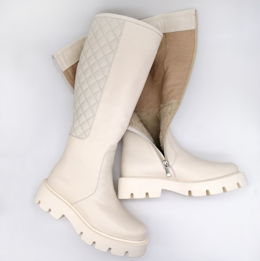 

Сапоги женские зимние Mioli 36 23см бежевые 262