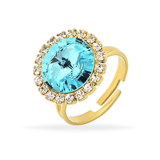 

Кольцо KOBI RIVOLI-STRASS со Swarovski модели 7770-3034-21-35