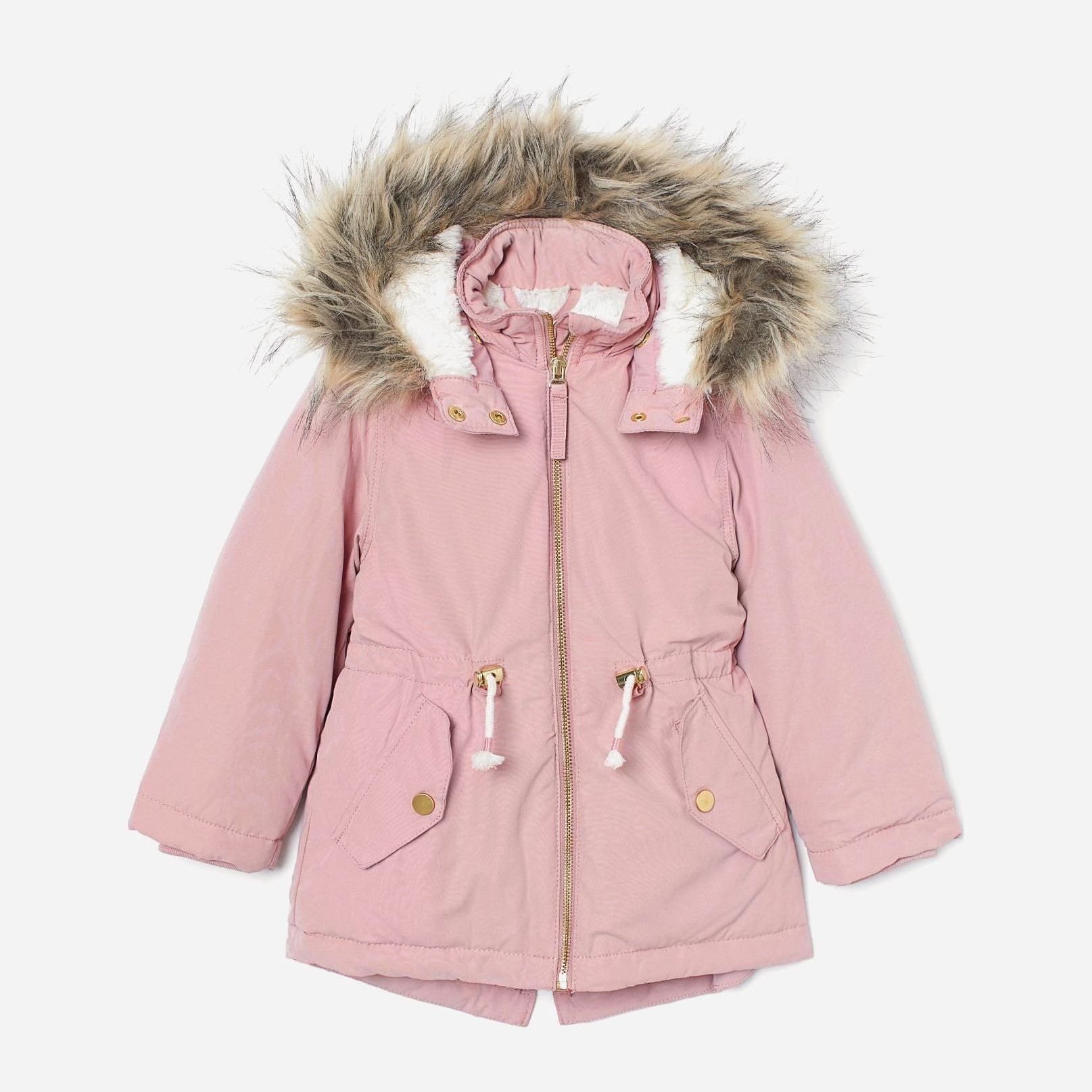 

Зимняя куртка-парка H&M 1808-8740972 98 см Светло-розовая (hm03620145690)