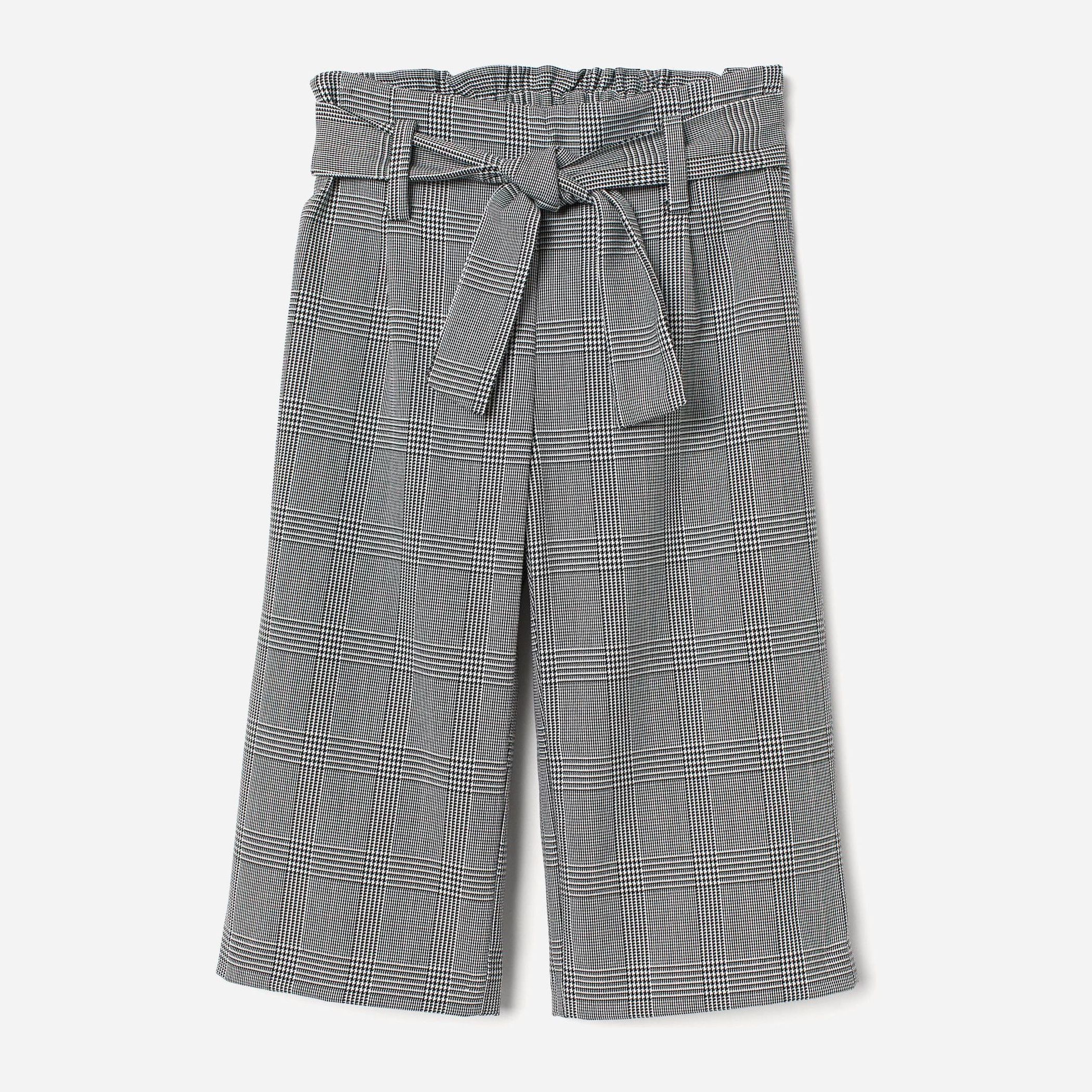 

Брюки-кюлоты H&M 2107-757924 110 см Серо-Черный/Клетка