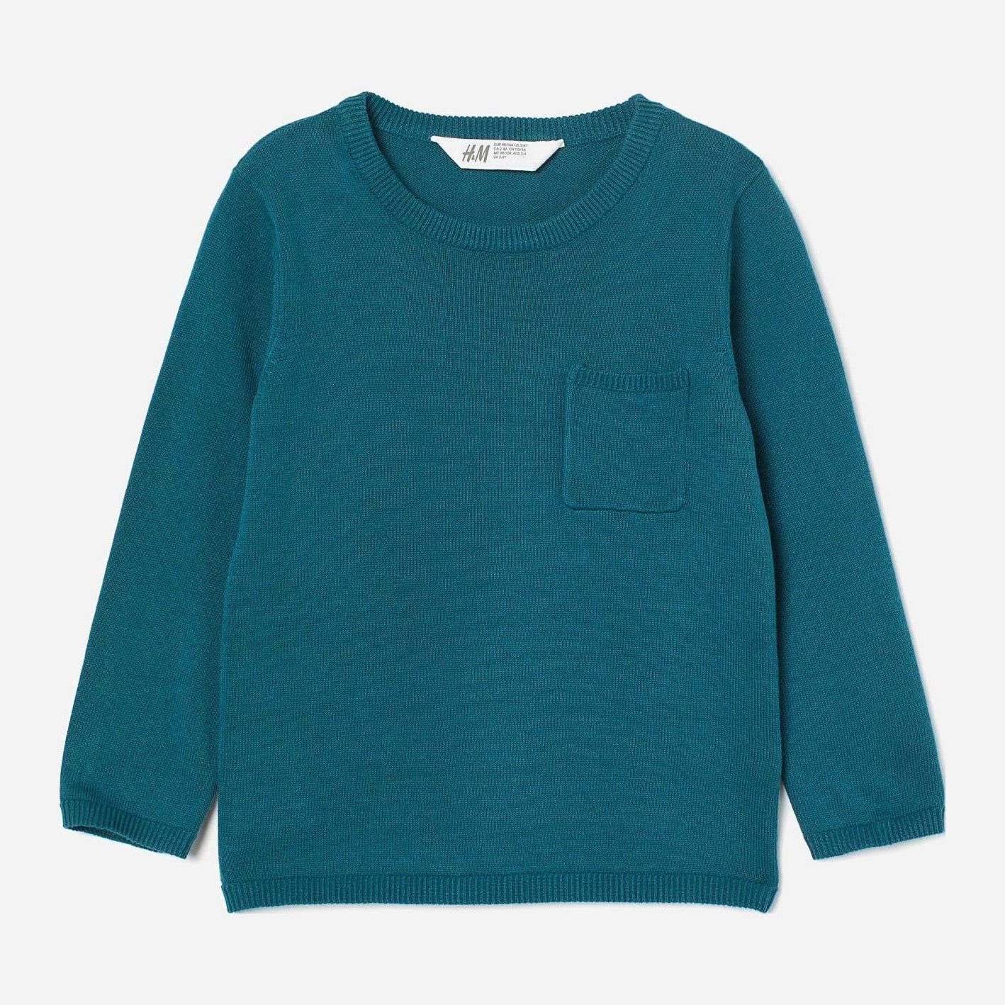 

Джемпер H&M 2310-8816602 134-140 см Темно-бирюзовый
