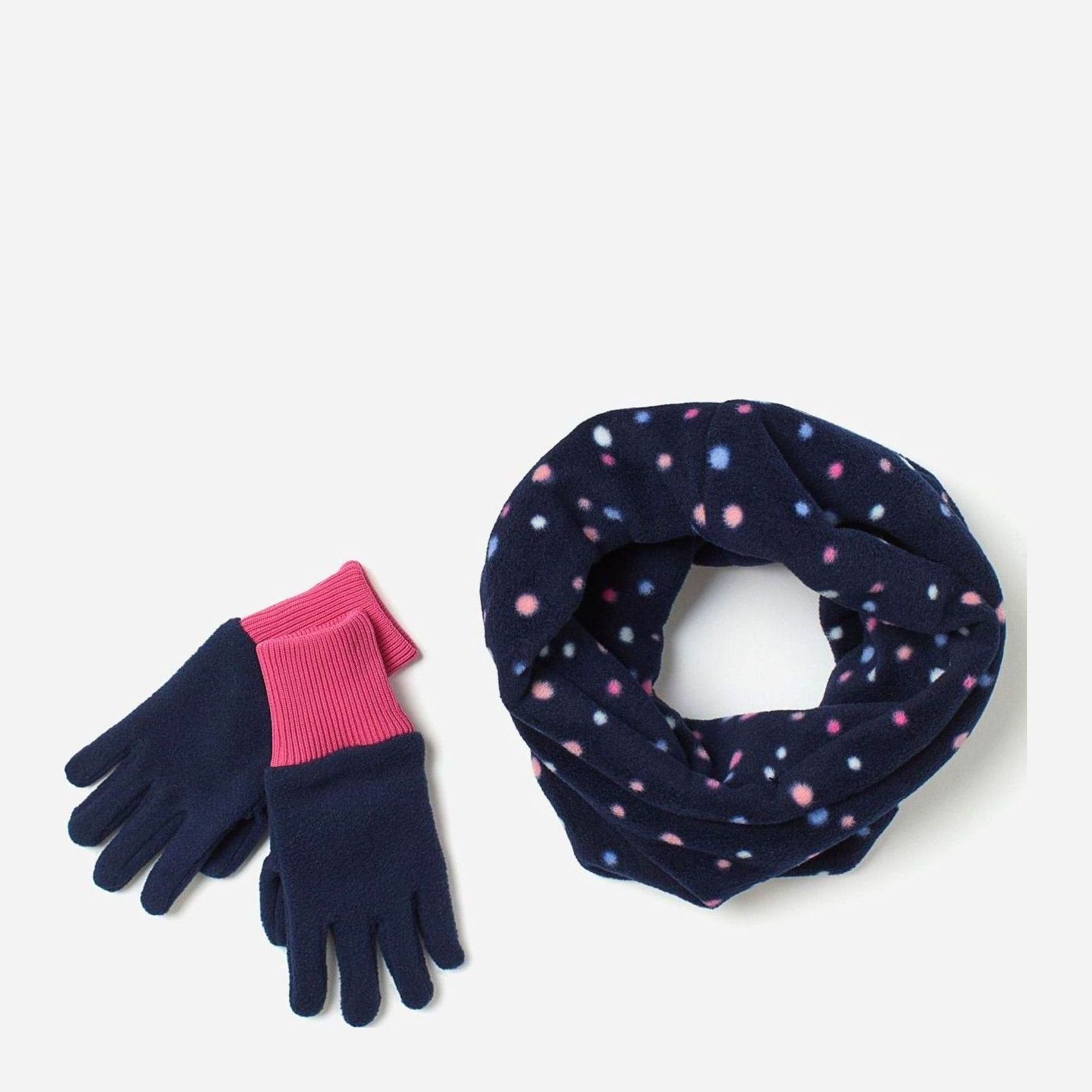 

Демисезонный комплект (шарф-хомут + перчатки) H&M 2610-883462 54 см Темно-синий