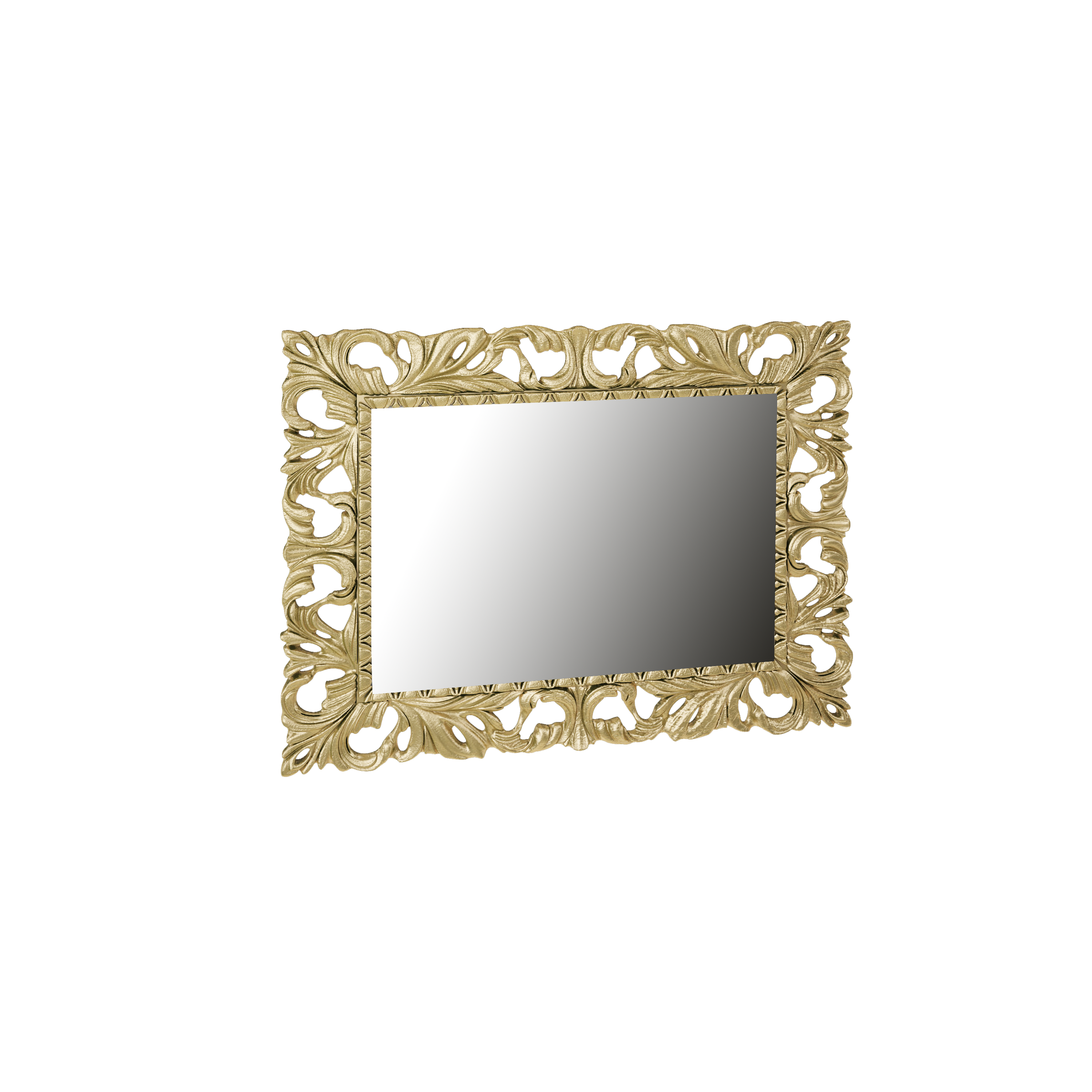 

Зеркало MiroMark Пиония золотистое 1000x800 MR-81-GL