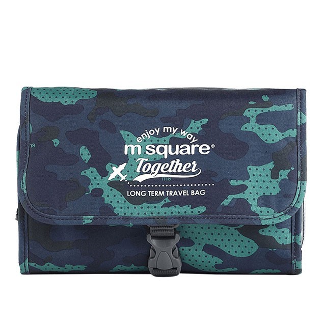 

Косметичка большая M Square Синяя хаки (MS01-08СB)