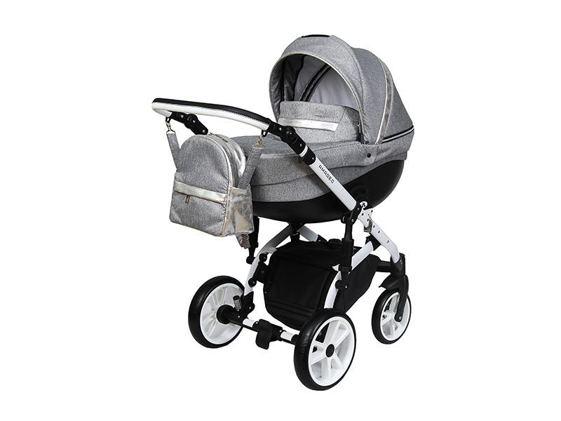 

Детская коляска 2 в 1 Angelina Amadeo Premium AP-1 Коричнево-золотая