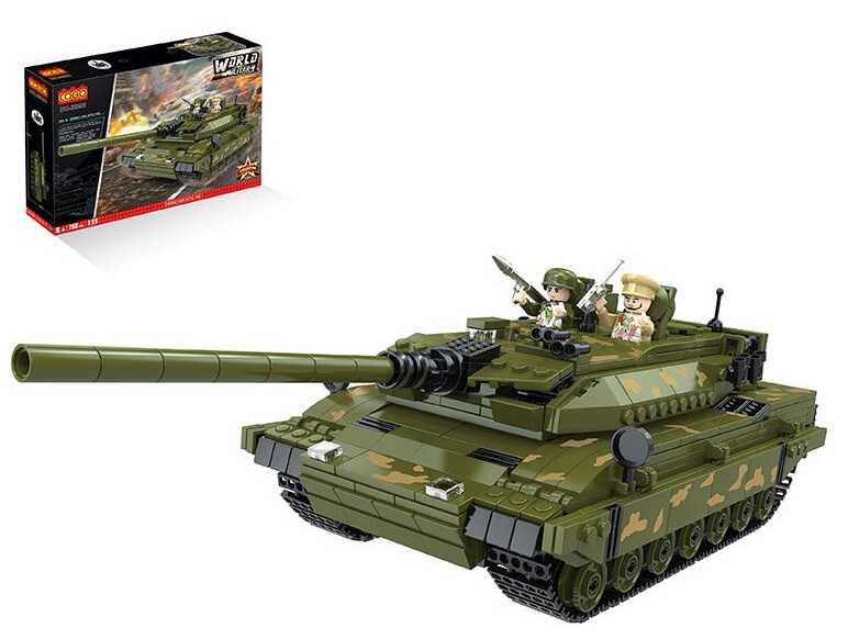 

Детский конструктор COGO 3385 Танк Leopard 2 Kampfpanzer 784 детали