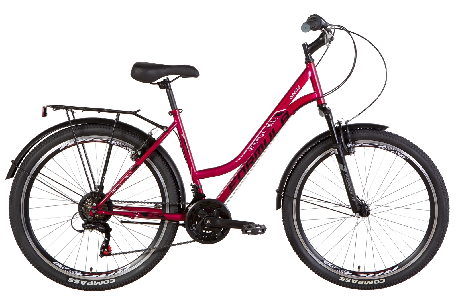 

Велосипед 26" Formula OMEGA 2021 (гранатовый) Formula OPS-FR-26-474