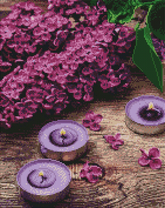 

Алмазна мозаїка "Бузок" ArtStory 40х50 см Разноцветный 000169646