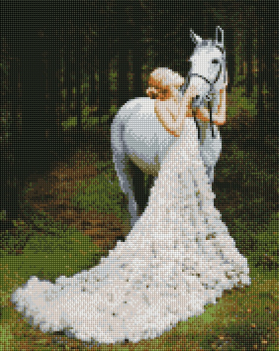

Алмазна мозаїка "Лісова мавка" ArtStory 40х50 см Разноцветный 000169662