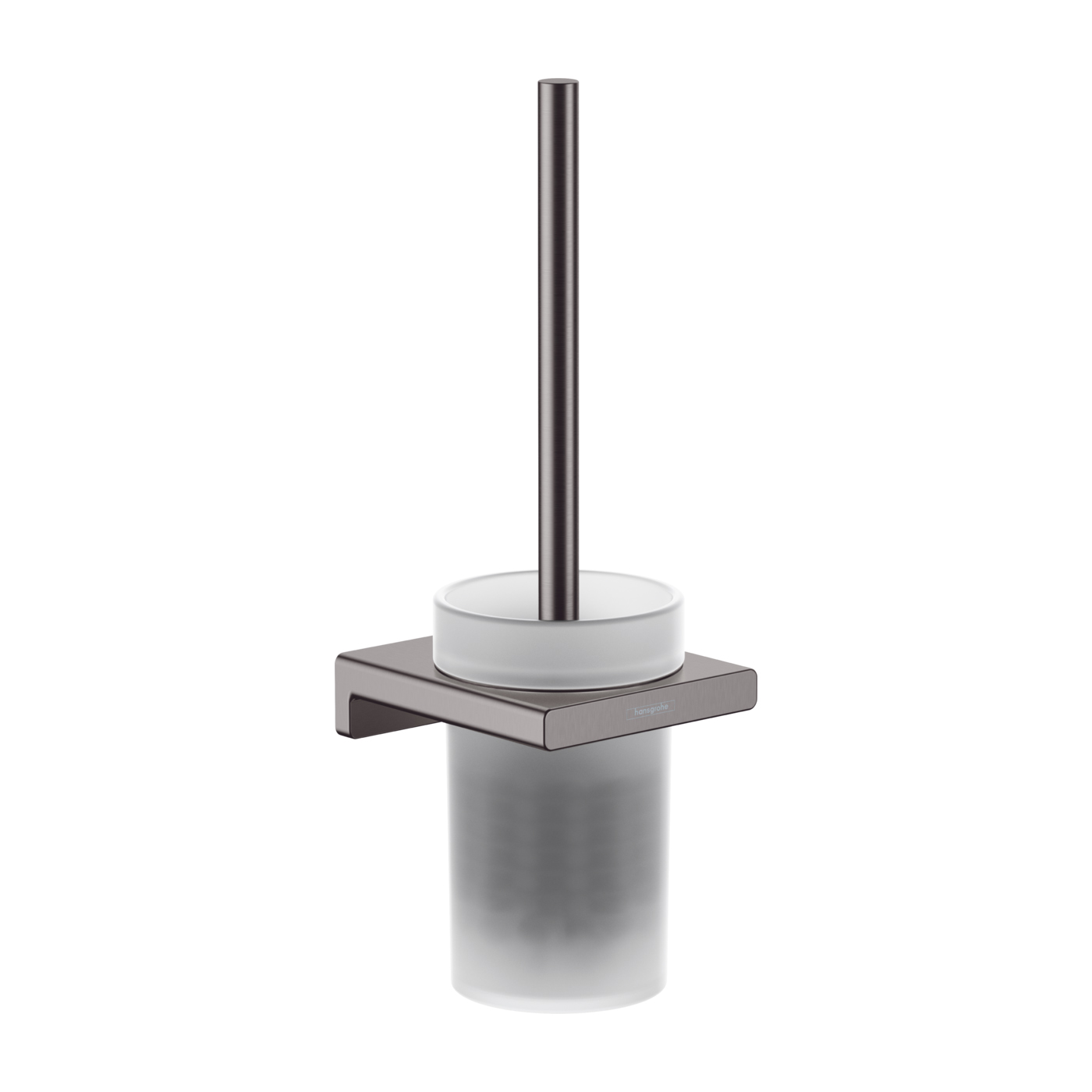 

Ёршик подвесной Hansgrohe AddStoris, матовый чёрный хром/стекло матовое (41752340)