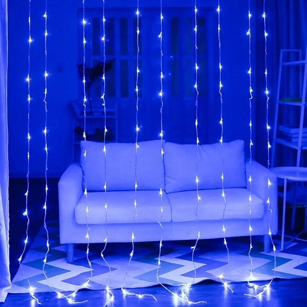 

Светодиодная гирлянда Штора Водопад 3,0х3,0м,480LED, Синий