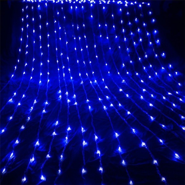 

Светодиодная гирлянда Штора Водопад 3,0х2,0м,400LED, Синий