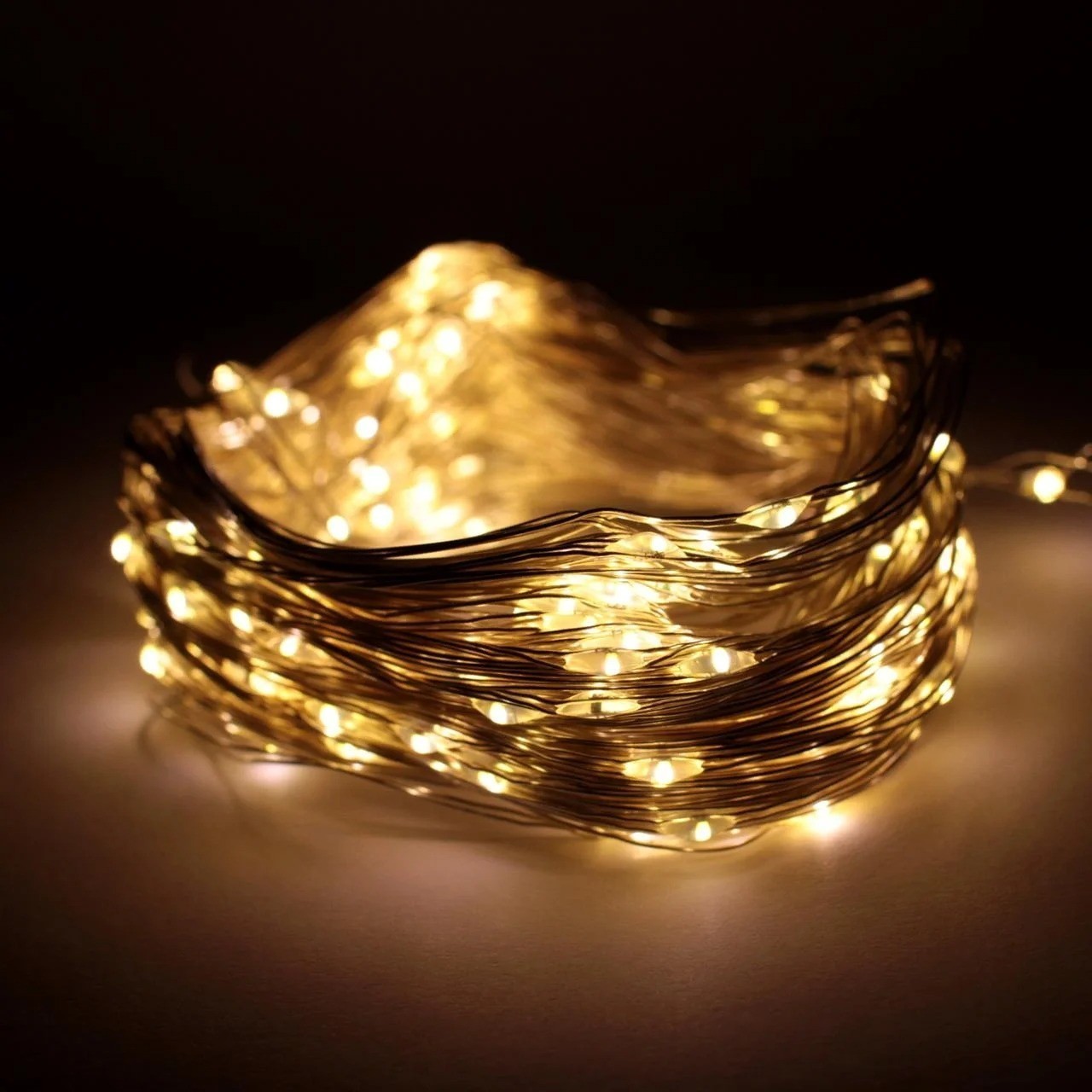 

Гирлянда светодиодная нить капля росы 50 м 500 LED от сети 220В теплая белая