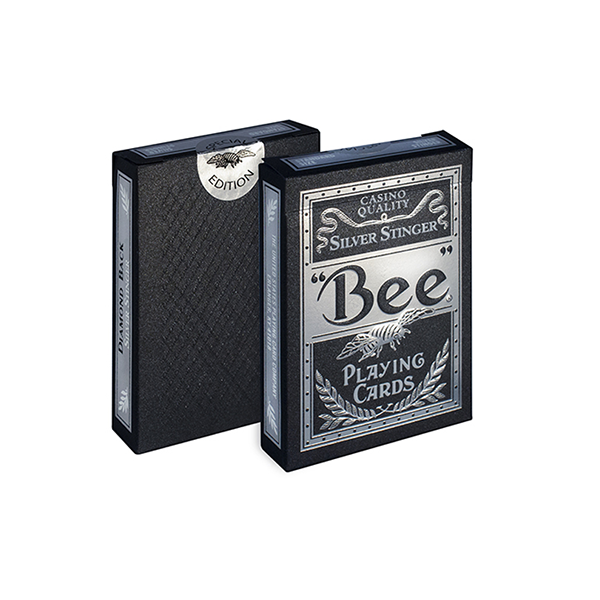 

Игральные карты для покера Bee Silver Stinger