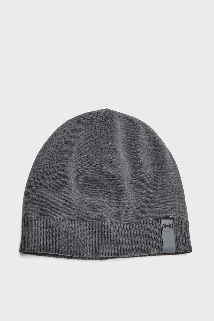 

Мужская серая шапка UA Halftime CGI Beanie Under Armour OSFM 1365921-012