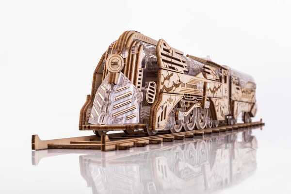 

3D конструктор Veter Models Поезд с тендером базовая комплектация (538 деталей)