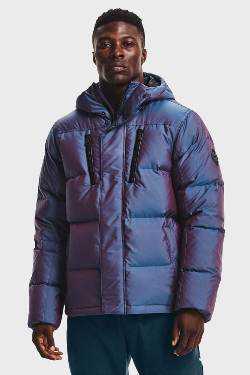

Мужской синий пуховик UA CGI Down Iridescent Jkt Under Armour XXL 1365808-422