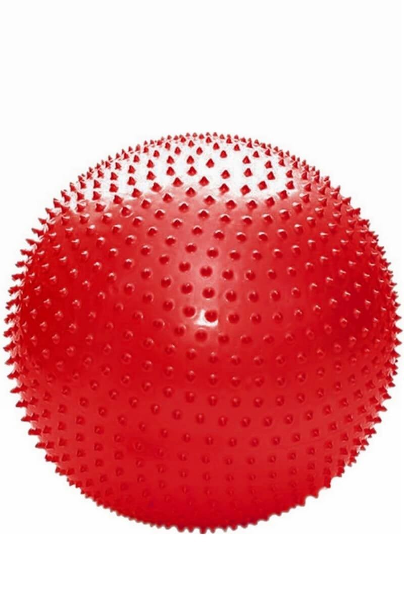 

Фитбол BODY FEEL 65 массажный + насос 1,1 кг Красный