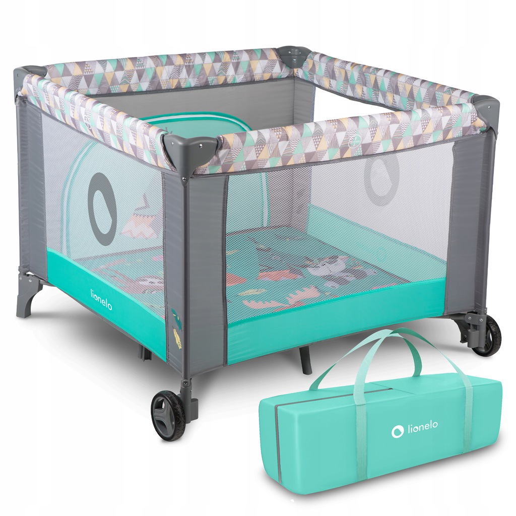 

Манеж Lionelo Sofie Turquoise Scandi