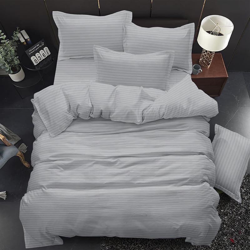 

Постельное Белье из Страйп Сатина Канары 150х220х2 - Семейный SleepTime