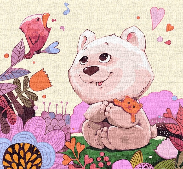 

Картина по номерам "Концерт на поляне" 30*30см
