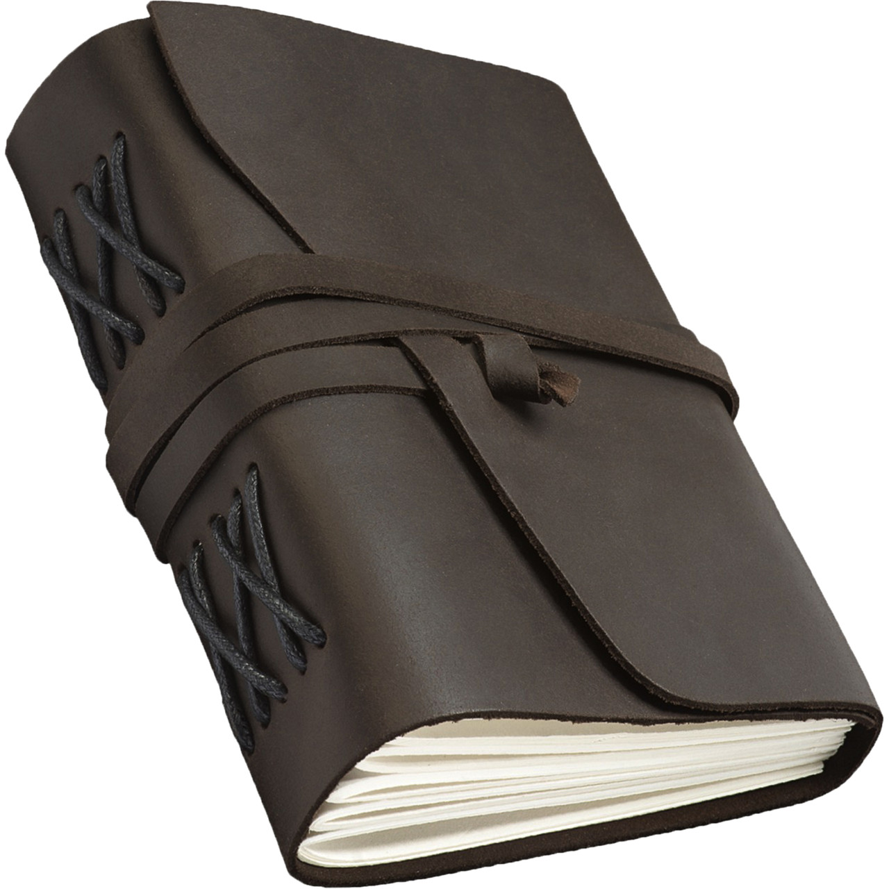 

Кожаный блокнот COMFY STRAP В6 12.5 х 17.6 х 3.5 см В линию Темно-коричневый (020)