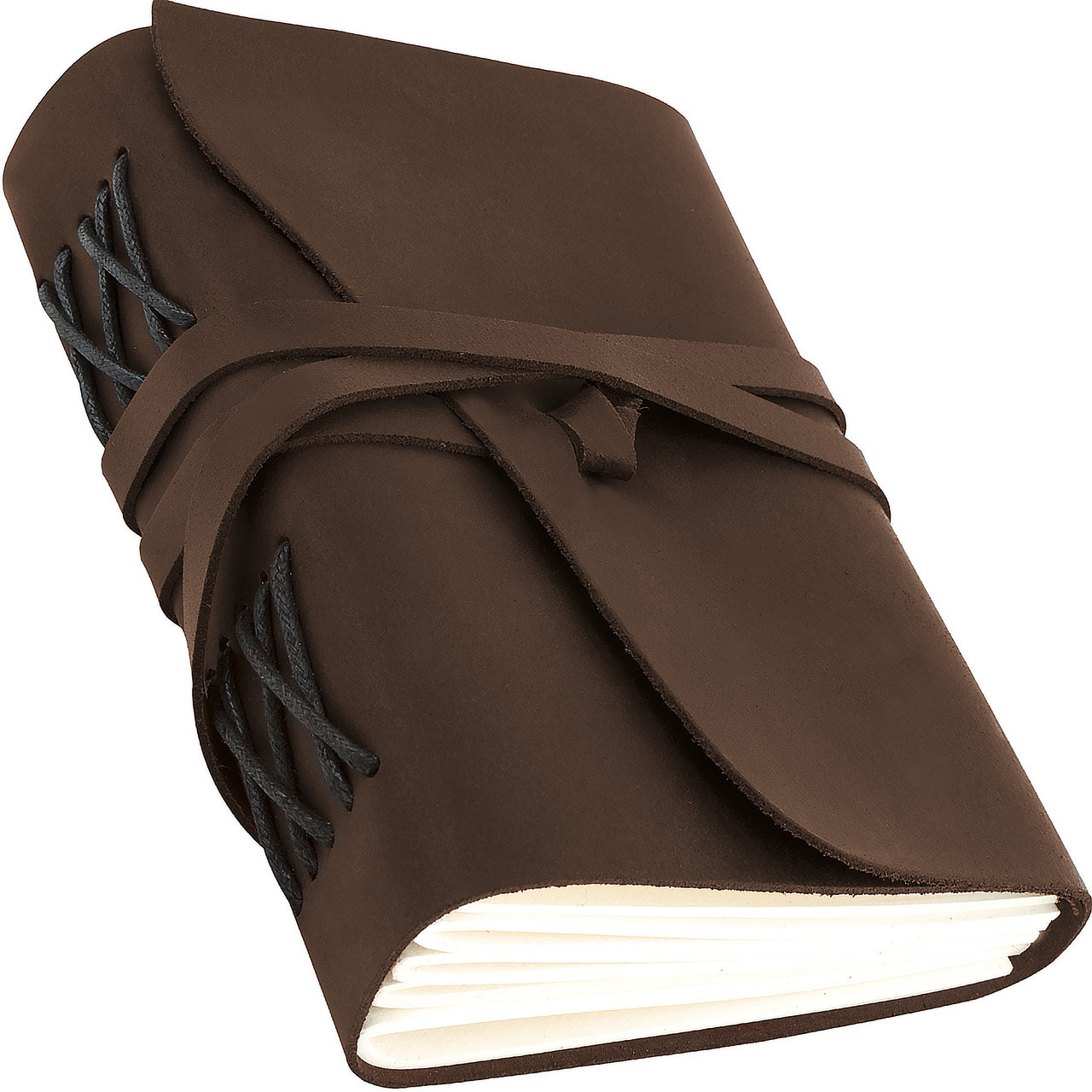 

Кожаный блокнот COMFY STRAP А5 14.8 х 21 х 4 см Чистый лист Коричневый (017)