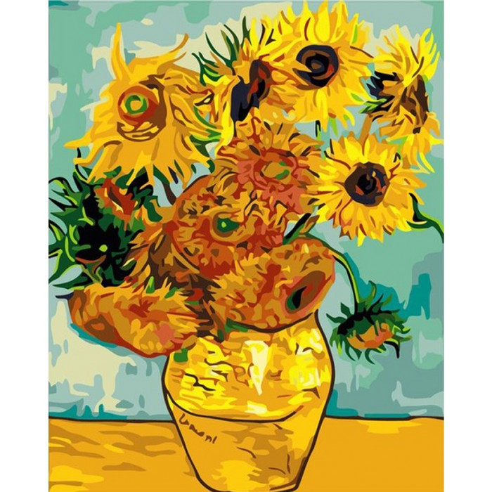 

Картина по номерам. "Букет солнца" 40*50см