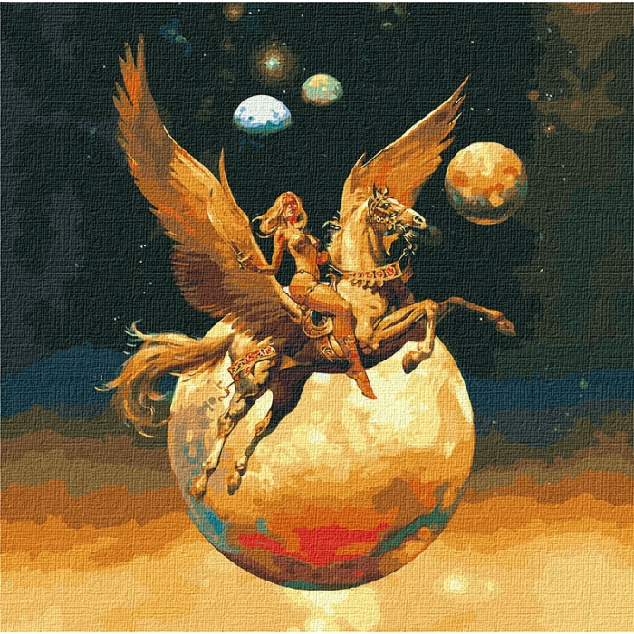 

Картина по номерам. "Завоевательница вселенной" 50*50см
