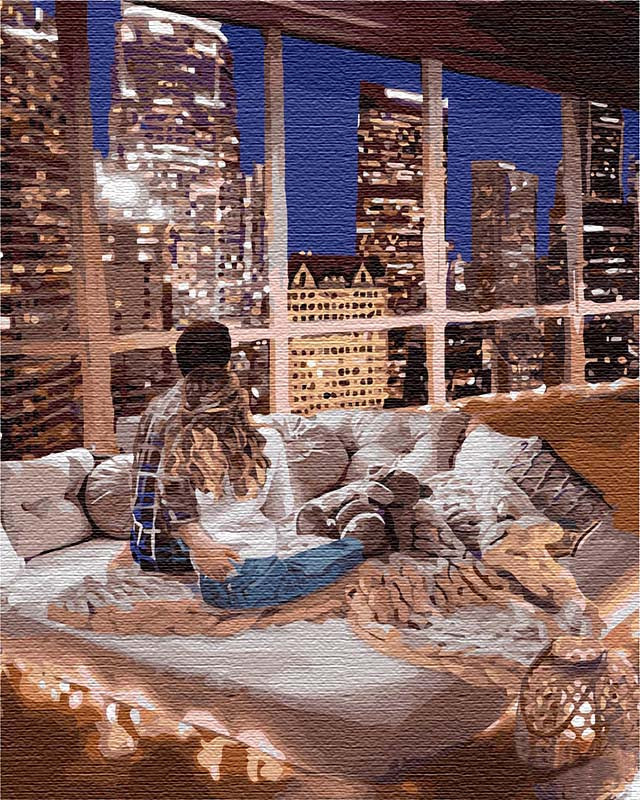 

Картина по номерам. "Атмосфера уюта" 40*50см.