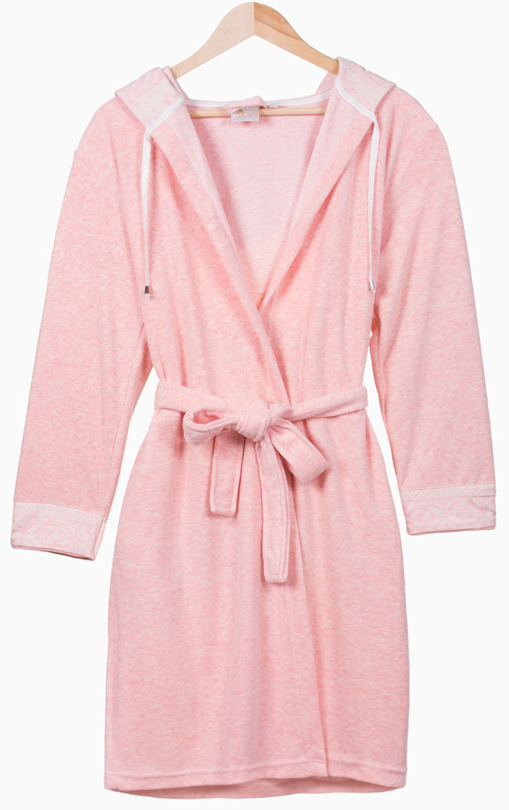 

Халат Arya Latena Пудра  турция, махра, с капюшоном, Халат Arya Latena Пудра S турция, махра, с капюшоном