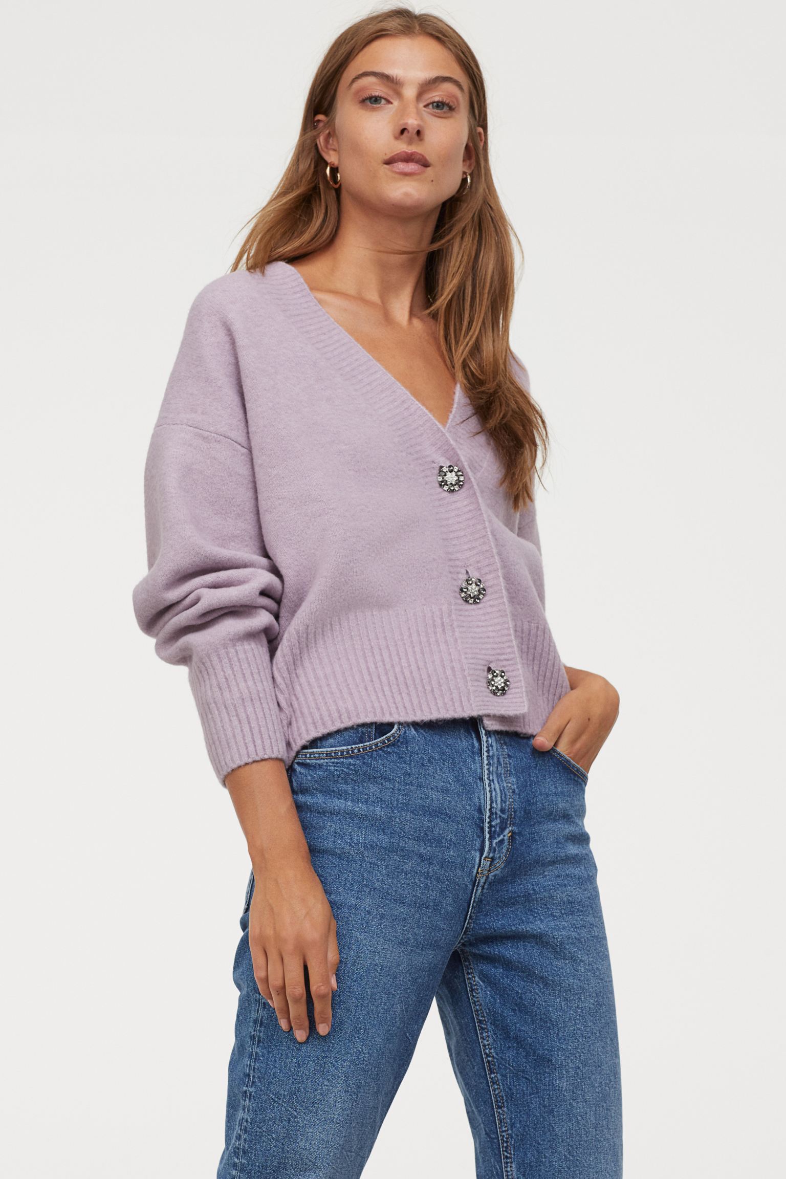 

Кофта H&M XL сиреневый 9028961692