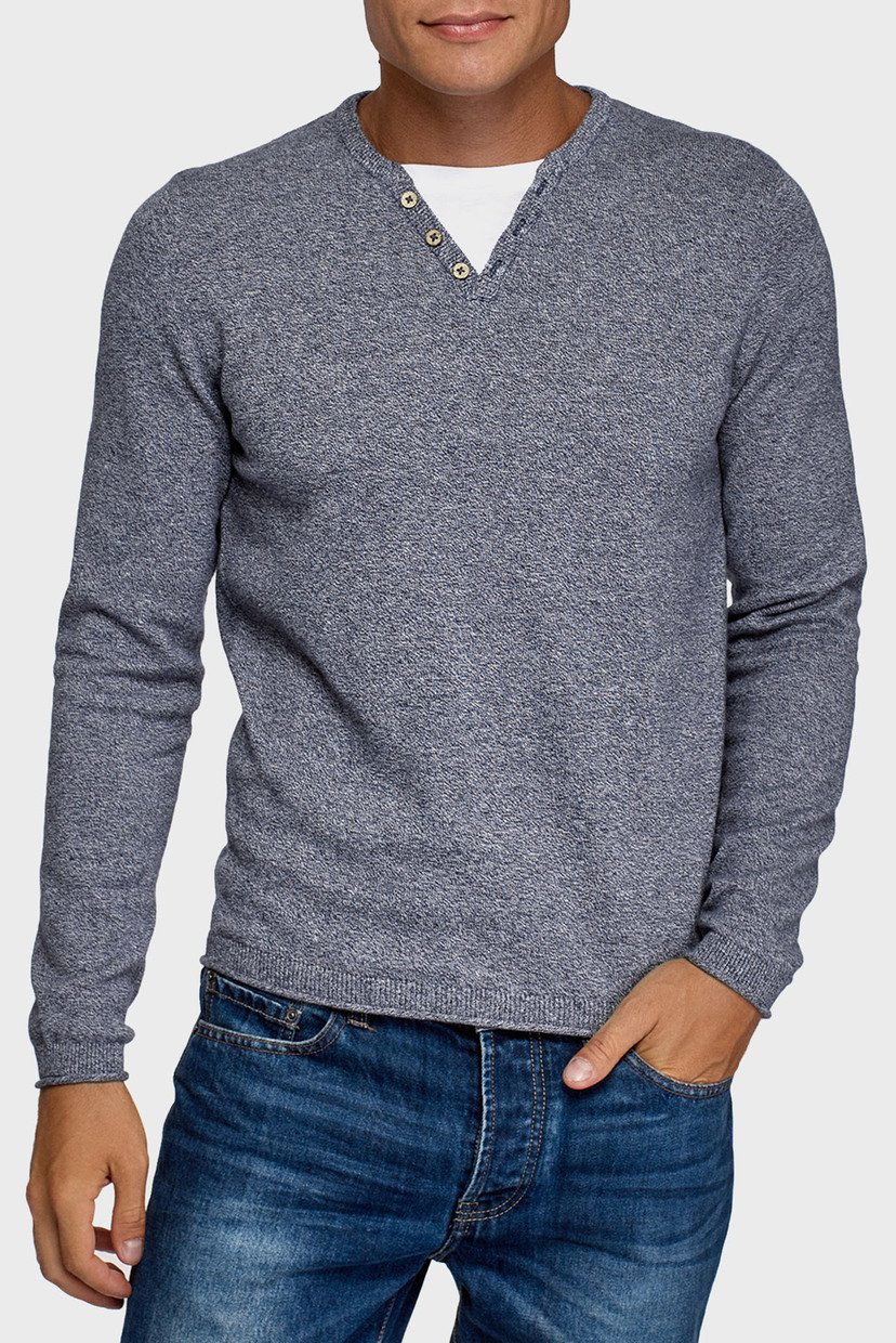 

Мужской синий джемпер Oodji  4L212174M/47167N/7912M, Мужской синий джемпер Oodji XL 4L212174M/47167N/7912M