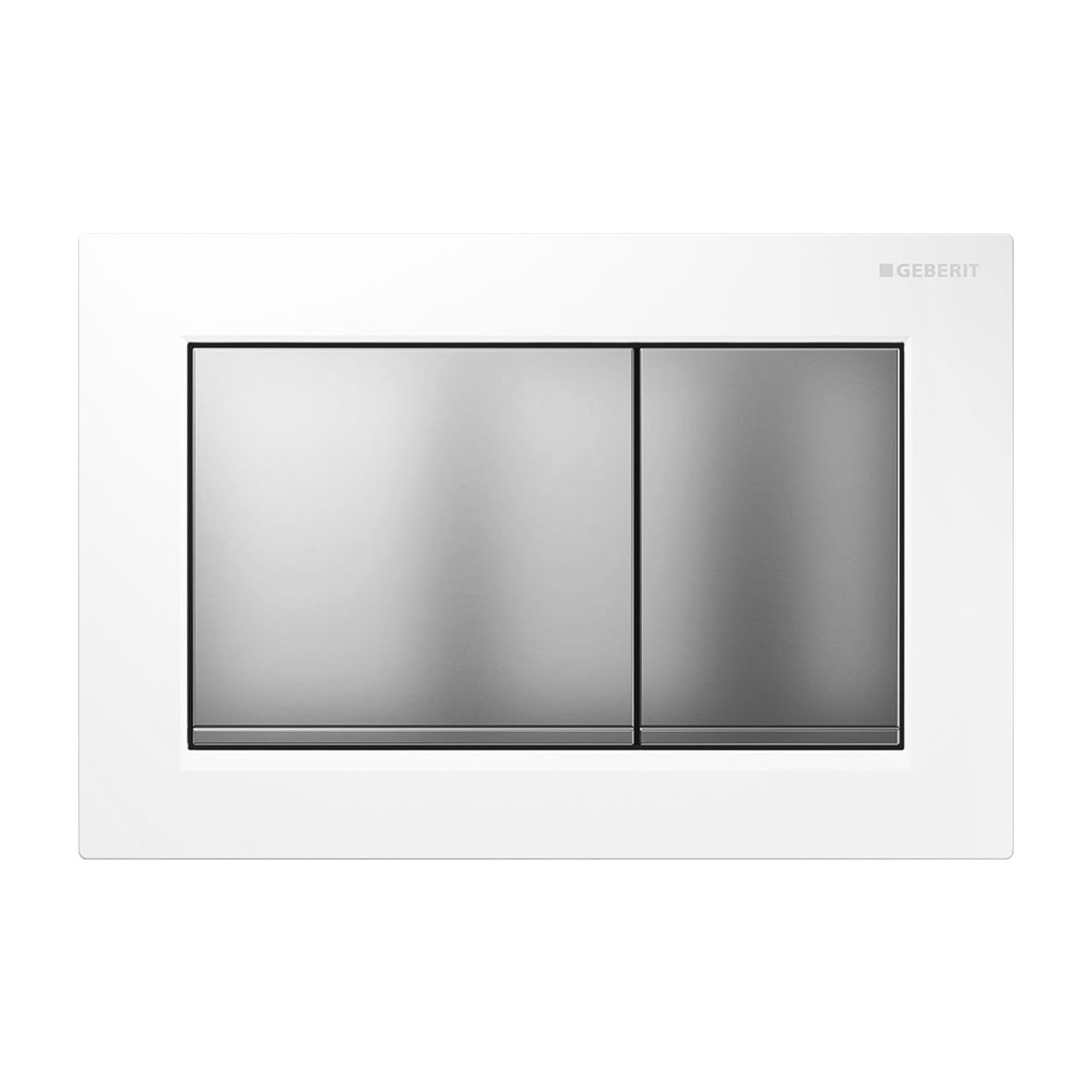 

Смывная клавиша Geberit Omega 30 (пластик белый/матовый хром) (115.080.KL.1)