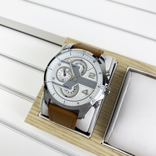 

Наручные часы Guardo B01318-2 Brown-Silver-White