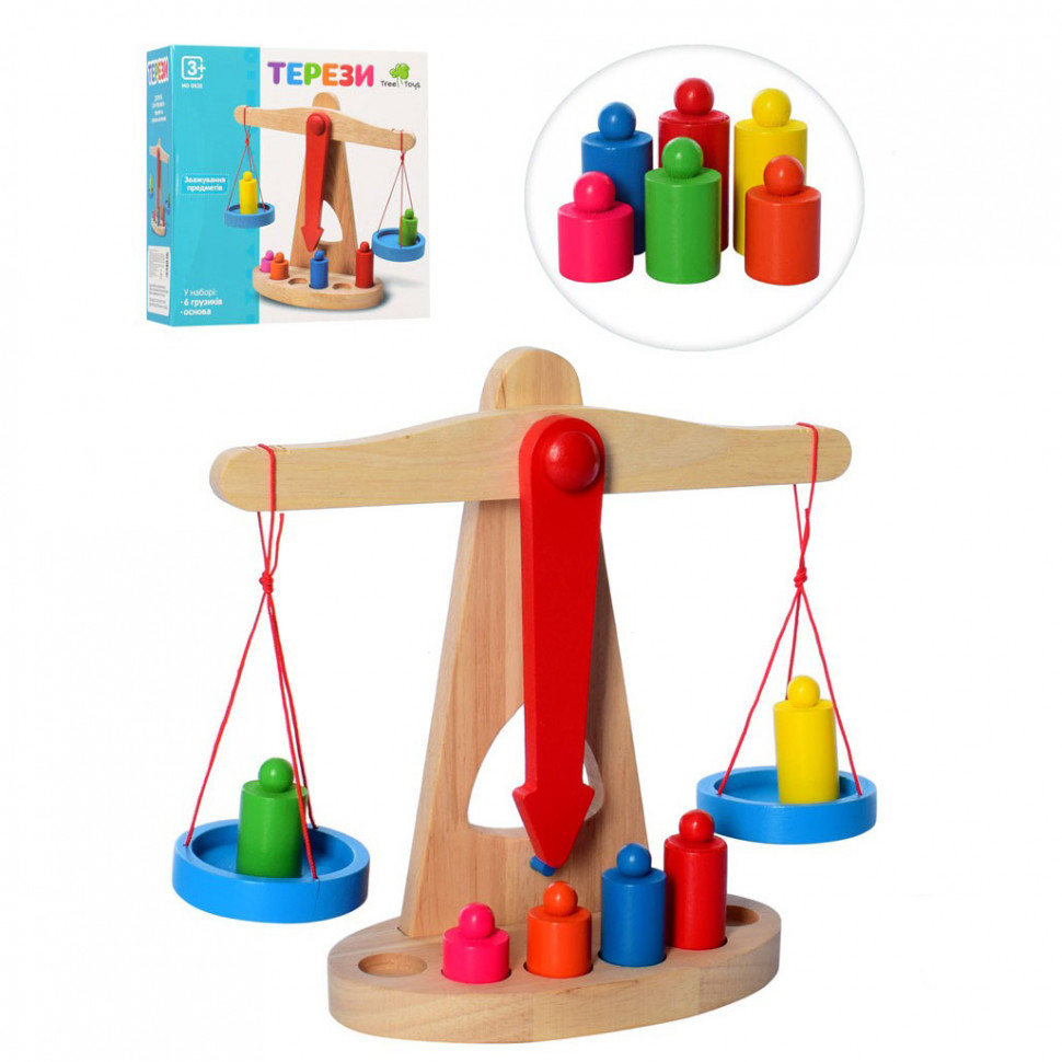 

Деревянная игрушка Весы Limo Toy MD 0920