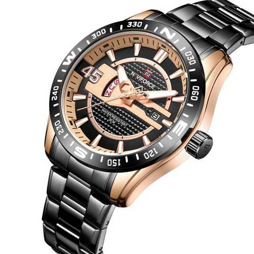

Наручные часы Naviforce NF9157 Black-Cuprum
