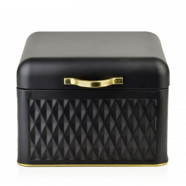 

Хлебница металлическая Sandy Black Flora 35618