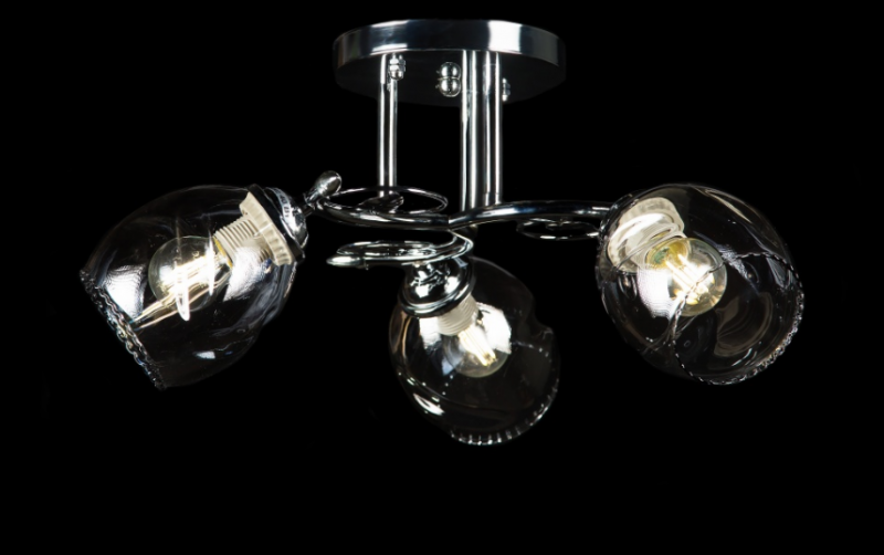 

Люстра с плафонами Ray L9609B/3 (CR) (AN004990)