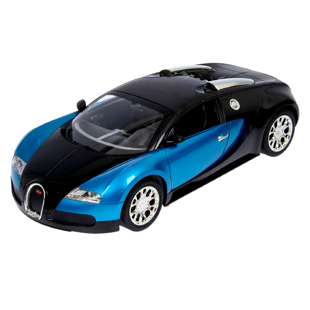 

Машинка-трансформер на радиоуправлении «Bugatti Veyron»,Черно-синяя, Changeable Force Ares