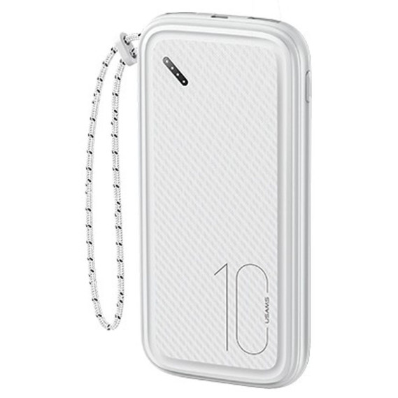 

Портативное зарядное устройство Power bank Usams US-CD150 PB56 with Lanyard 10000mAh (Белый)