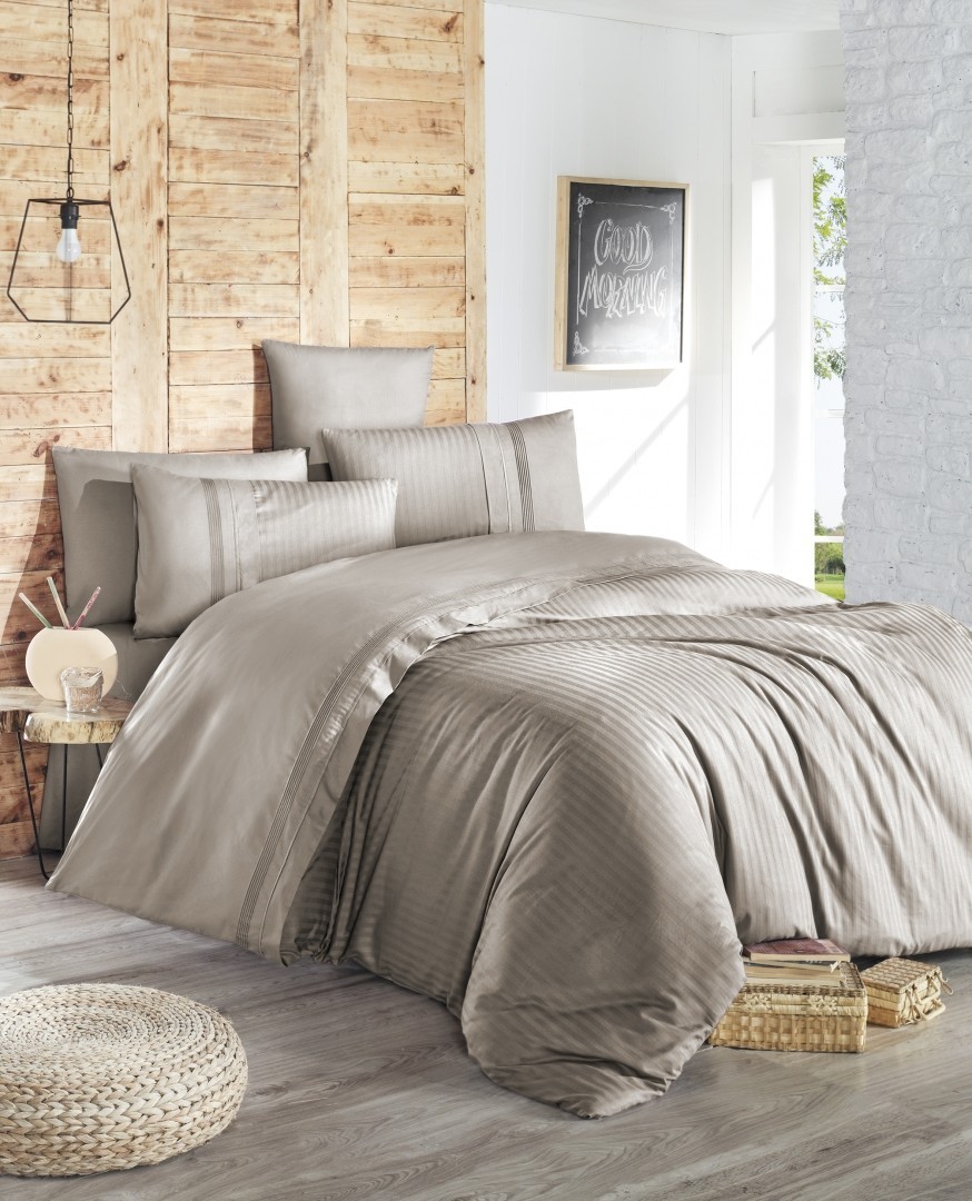 

Комплект постельного белья полуторный First Choice Ranforce Deluxe Gala Mink 160х220 (RDLX-71)