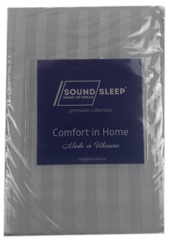 

Комплект наволочек SoundSleep Сатин-страйп Florium Grey 50х70