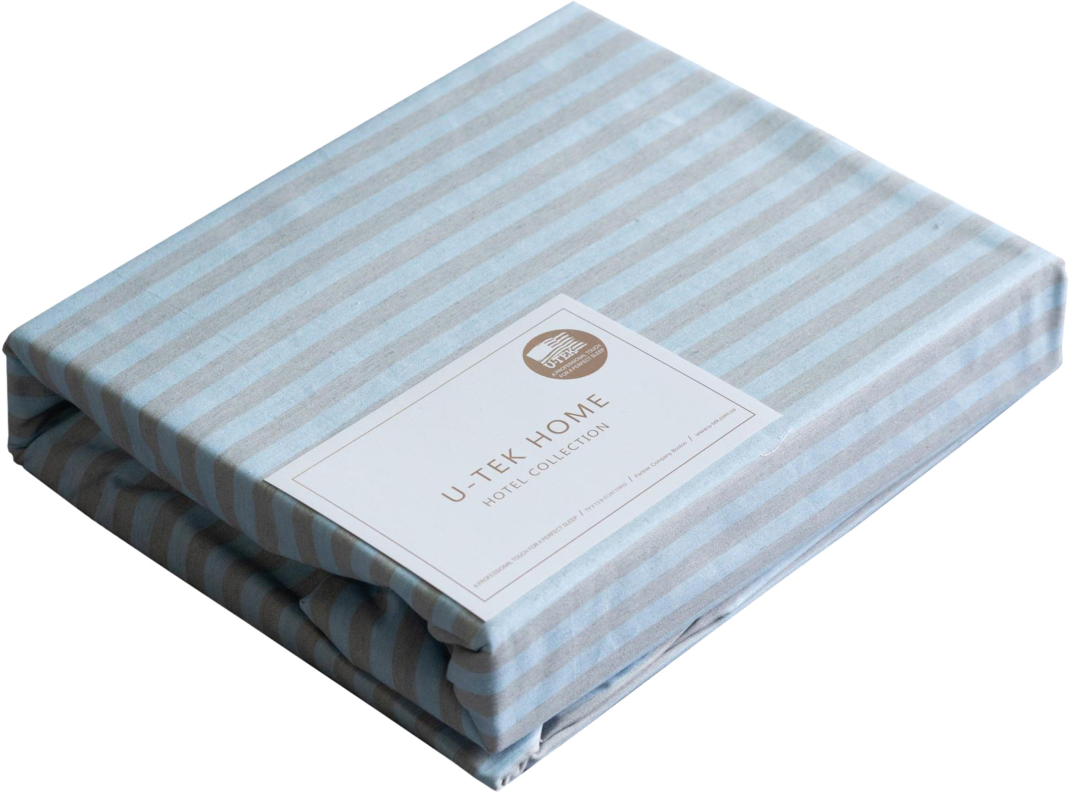 

Простынь U-tek Cotton Stripe Blue-Grey 30 200х220