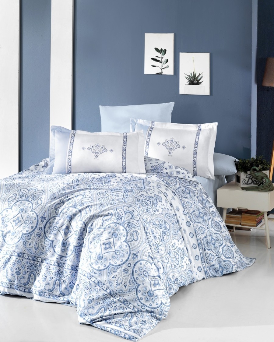 

Комплект постельного белья евро Ecosse İrina 200х220 (ESE-016)