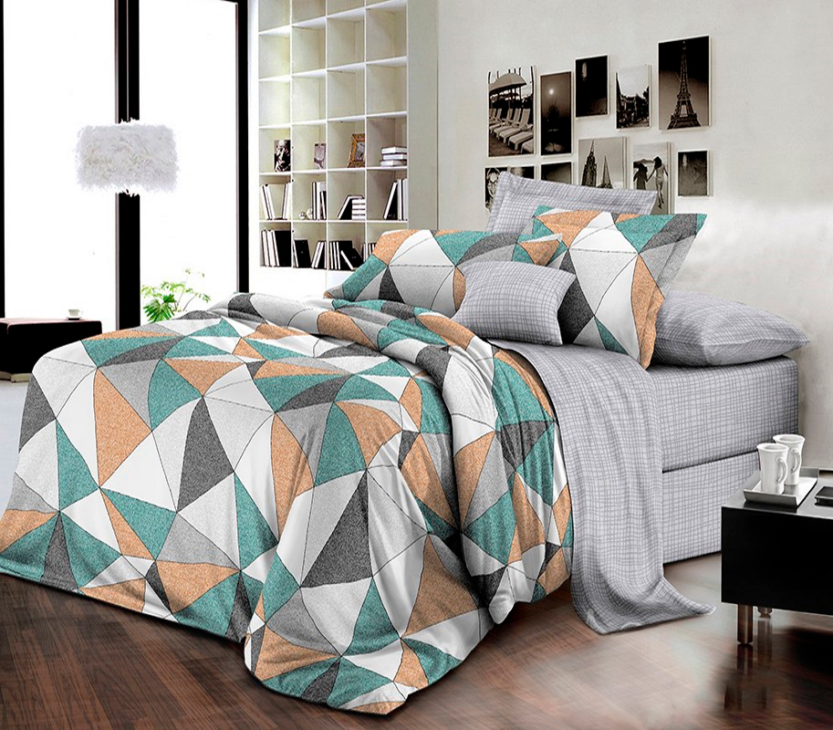 

Пододеяльник MirSon Бязь Premium 17-0450 Multicolored rhombuses 200 x 220 см