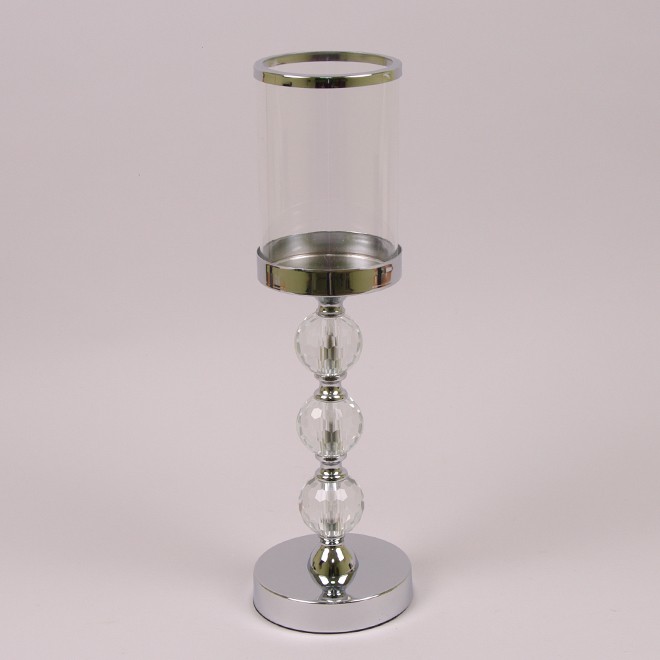 

Підсвічник Ewax металевий H-40,5 см. 26379